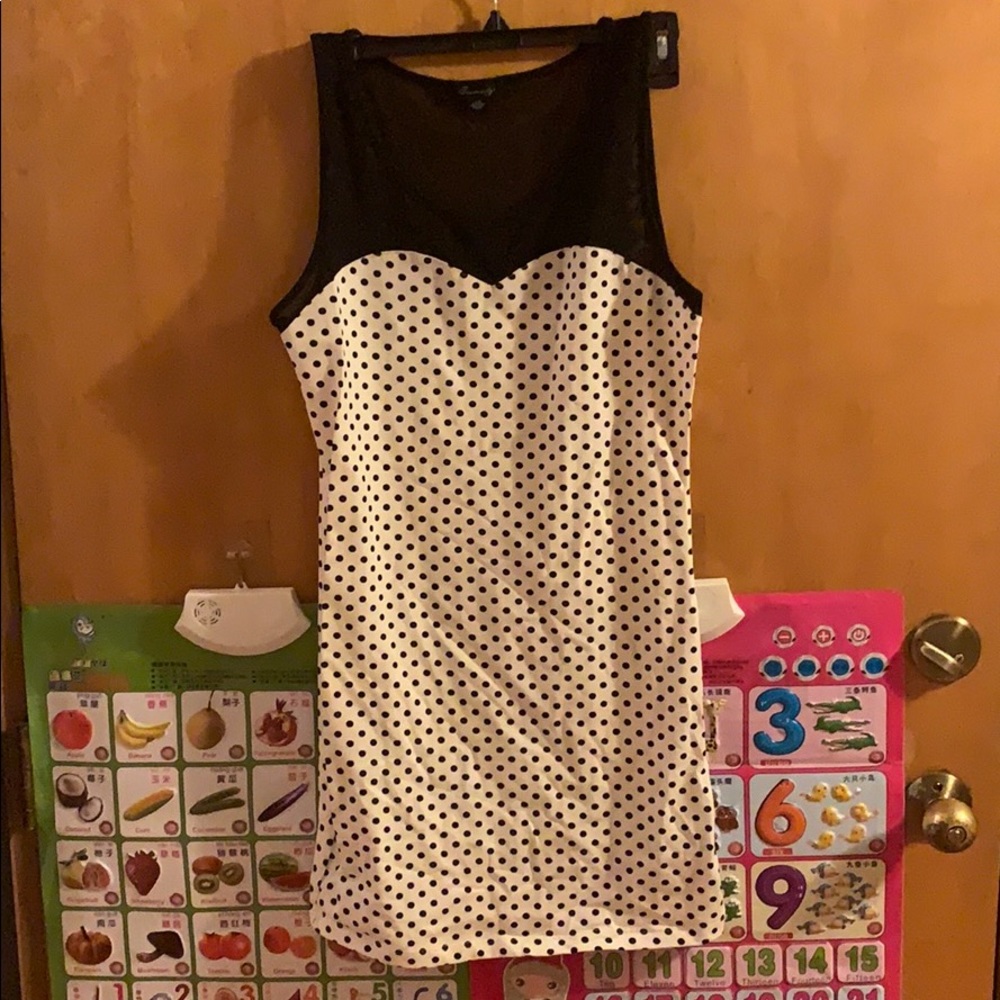 Forever21 super cute polka dots dress